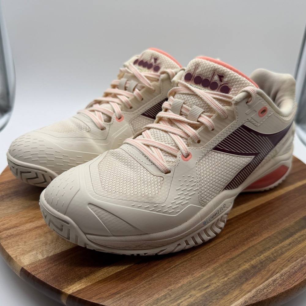 Diadora Speed Blushield Torneo 3 Women's Size 7 1/2 Tennis Shoes 0558